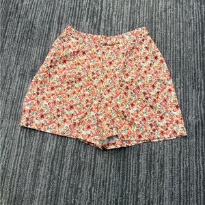 Liz Claiborne Coral Floral Bermuda Shorts